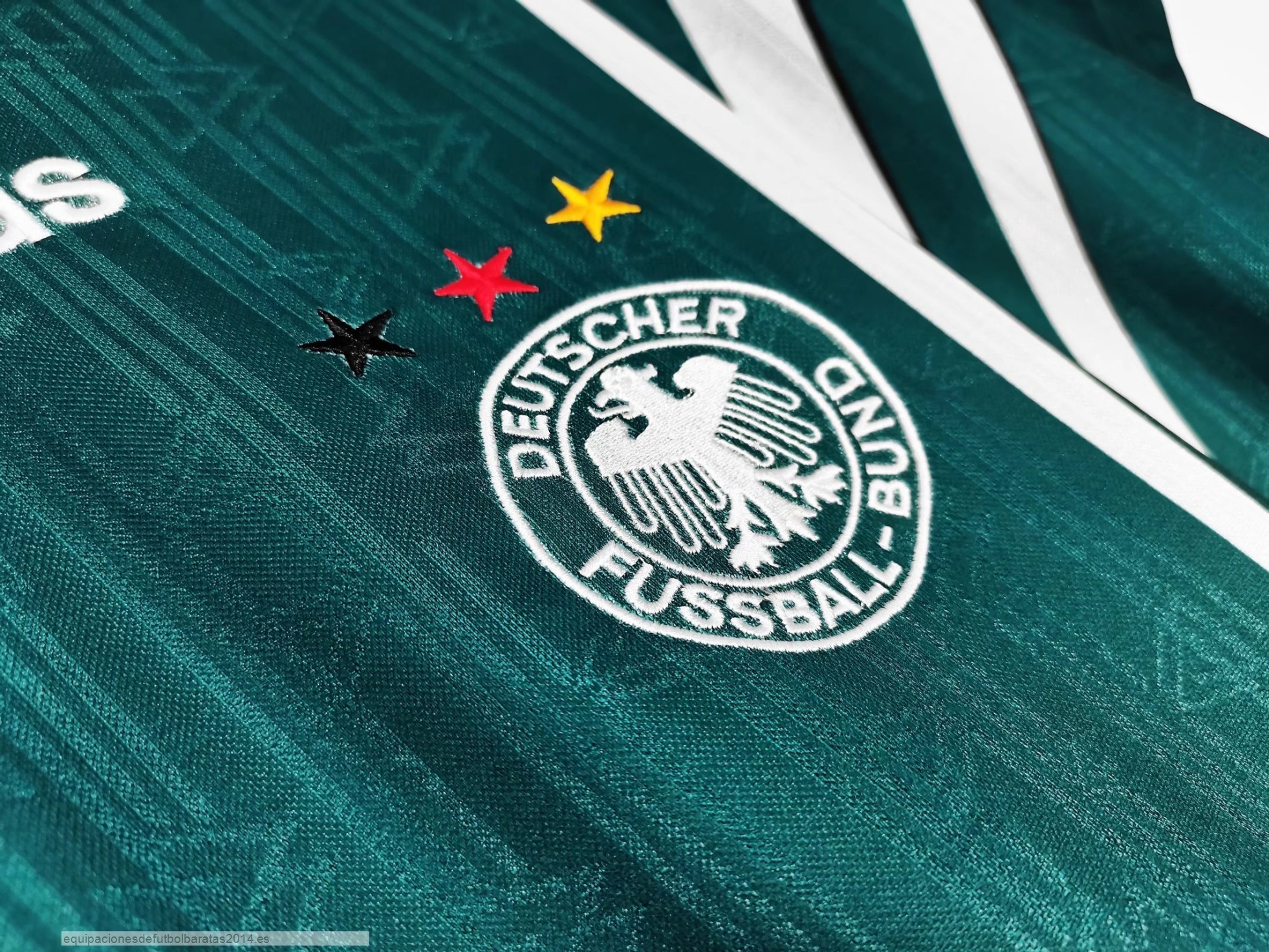 Nuevo 2ª Camiseta Alemania Retro 1996 Verde Baratas